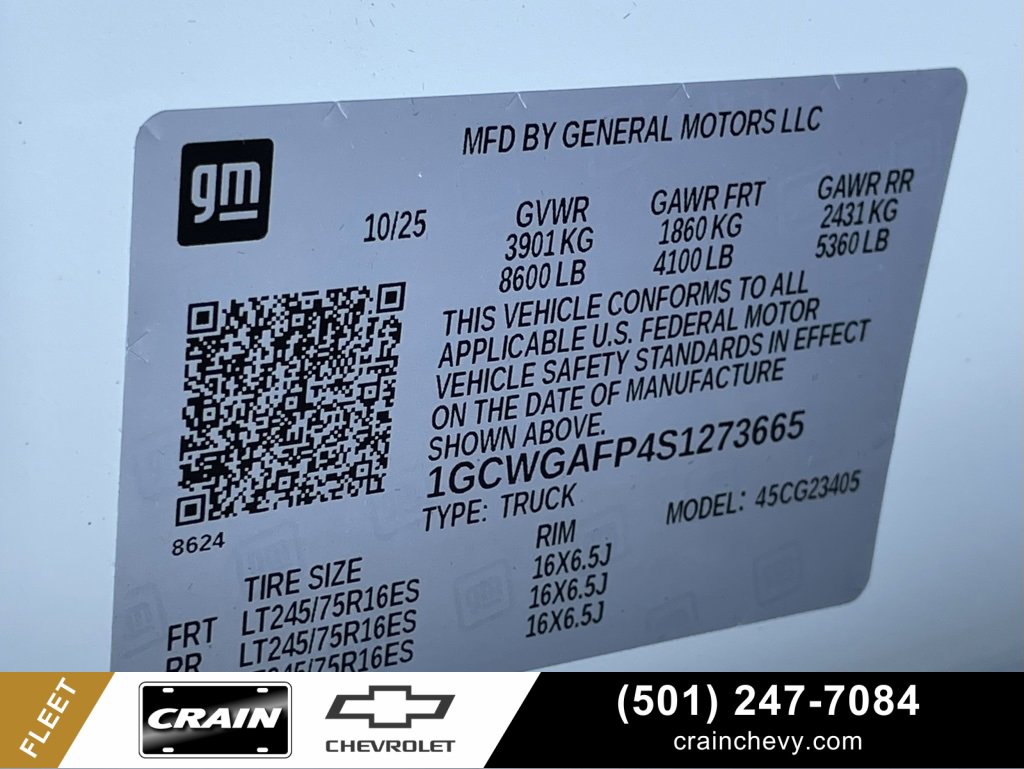 New 2025 Chevrolet Express 2500 image 32