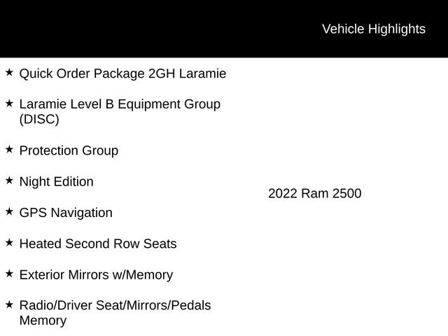 Used 2022 RAM 2500 Laramie AWD/4WD image 12