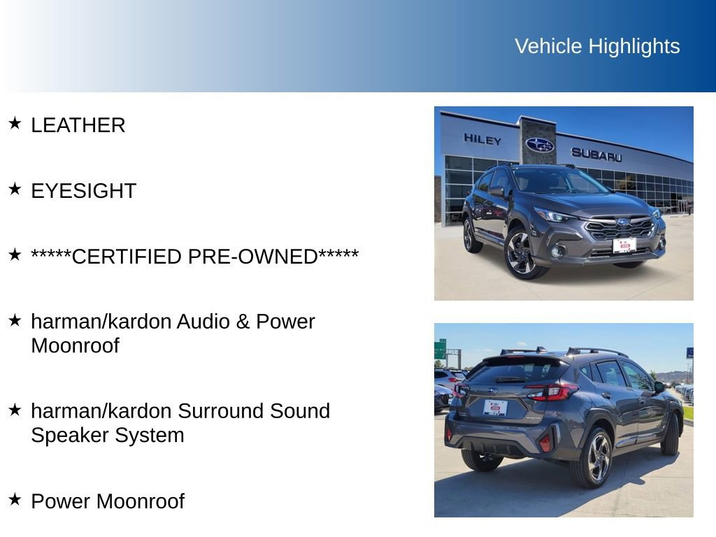 Certified 2025 Subaru Crosstrek 2.5i Limited w/ Crosstrek Mirror Package image 5