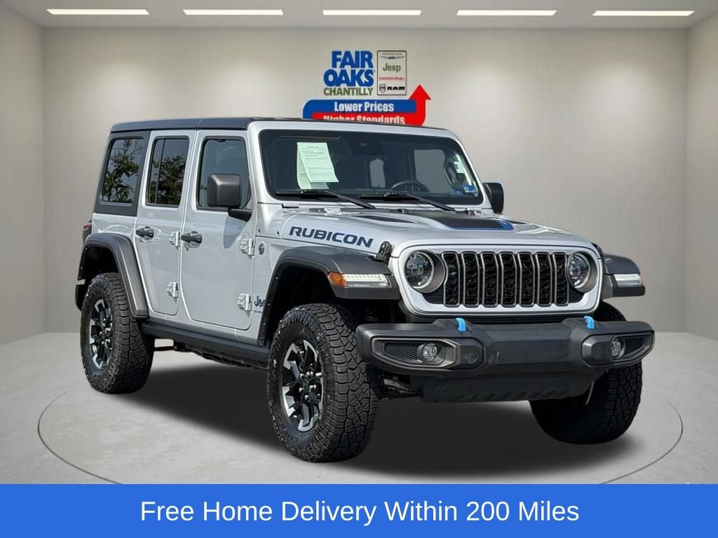 Certified 2024 Jeep Wrangler Unlimited Rubicon 4xe AWD/4WD image 1