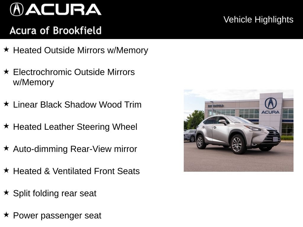 Used 2016 Lexus NX 200t AWD w/ Premium Package image 16