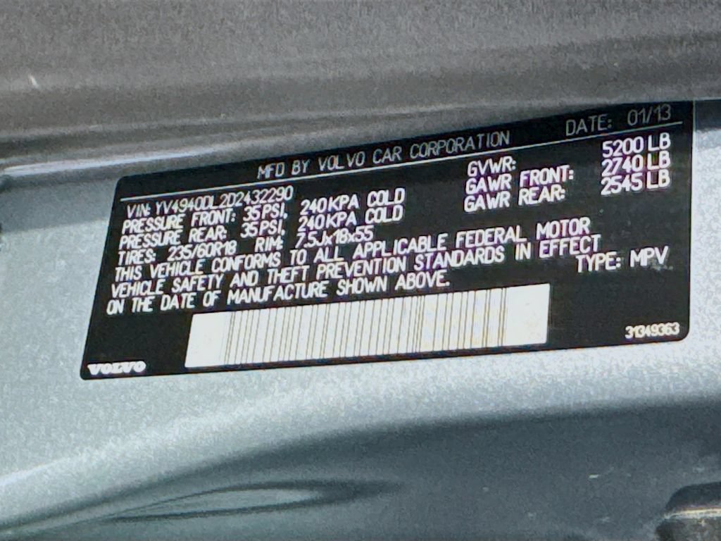 Used 2013 Volvo XC60 3.2 FWD image 38