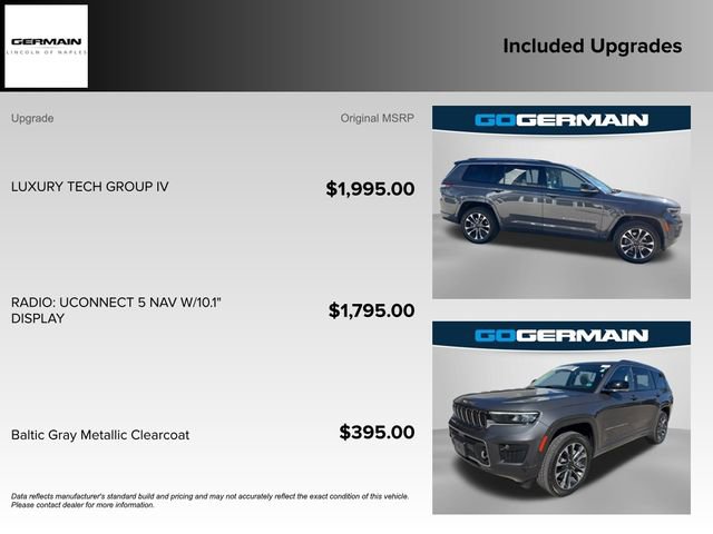 Used 2021 Jeep Grand Cherokee L Overland w/ Luxury Tech Group IV image 24