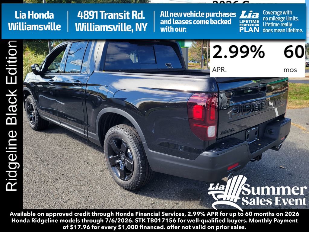 New 2026 Honda Ridgeline Black Edition image 7