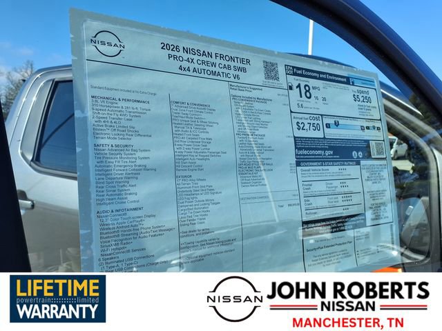 New 2026 Nissan Frontier PRO-4X image 20