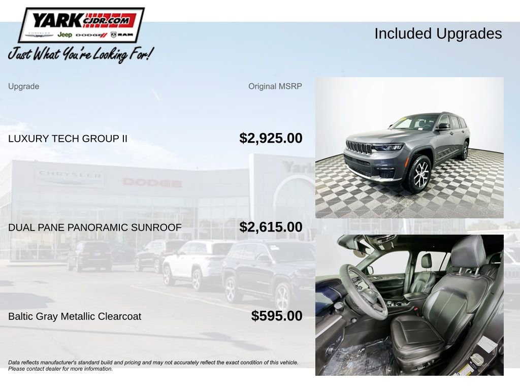 Certified 2024 Jeep Grand Cherokee L Limited w/ Luxury Tech Group II image 5