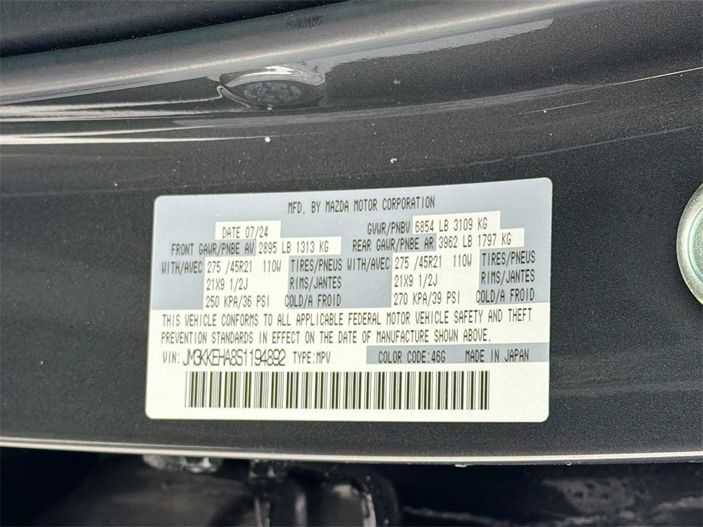 Used 2025 MAZDA CX-90 Plug-In Hybrid w/ Premium Plus image 38