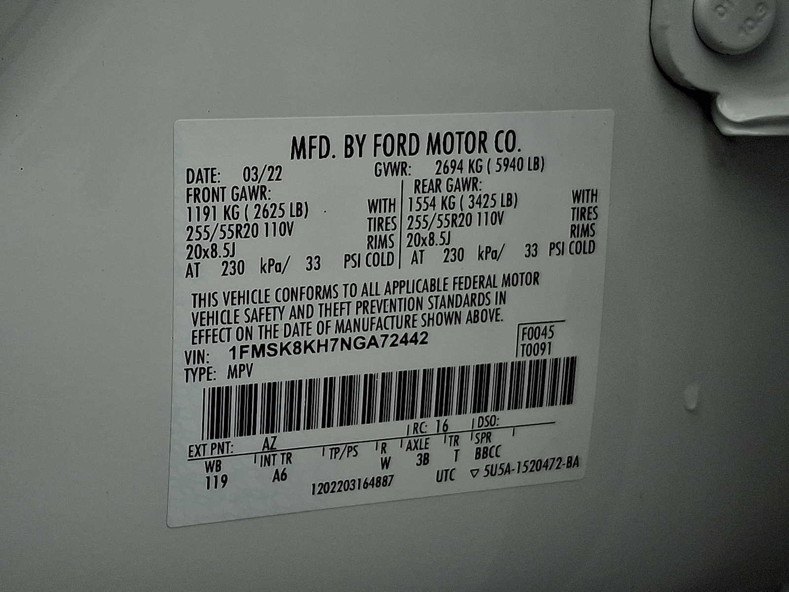 Certified 2022 Ford Explorer ST-Line w/ Class IV Trailer Tow Package AWD/4WD image 31