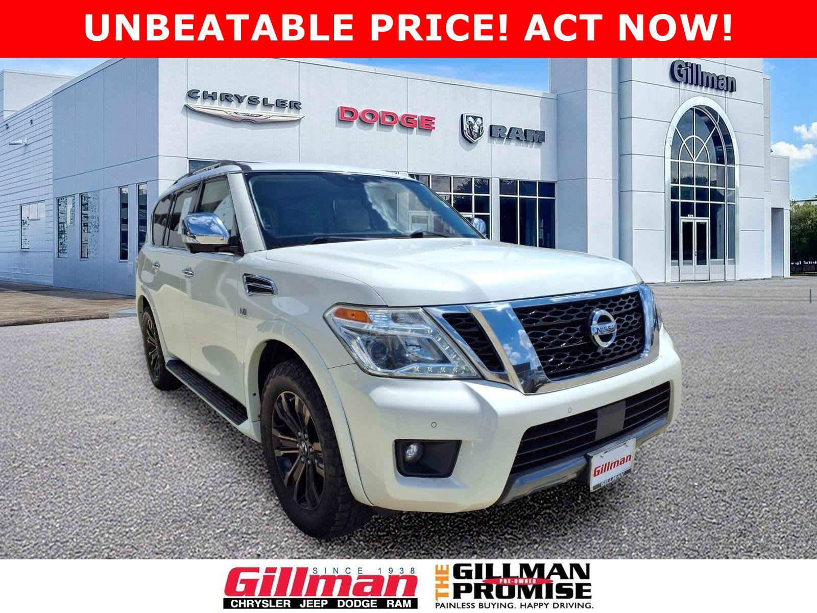 Used 2019 Nissan Armada Platinum w/ Captain's Chairs Package AWD/4WD image 1