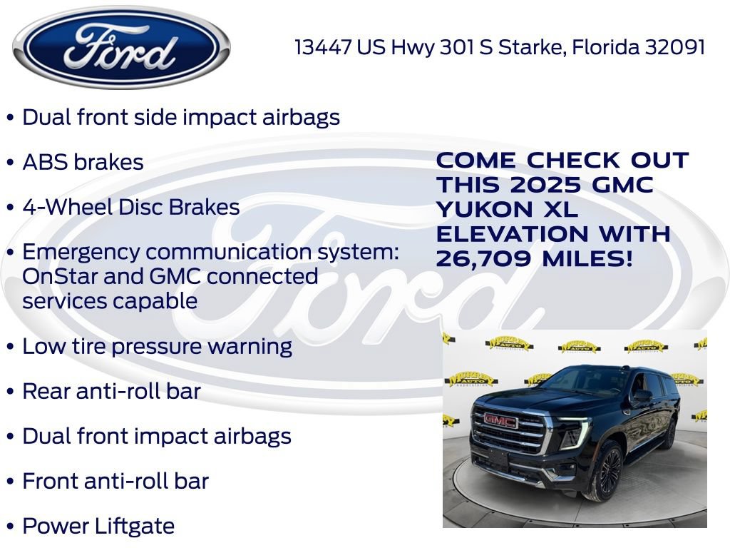 Used 2025 GMC Yukon XL Elevation AWD/4WD image 30