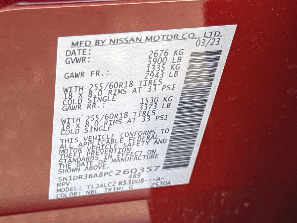 Certified 2023 Nissan Pathfinder SV FWD image 46