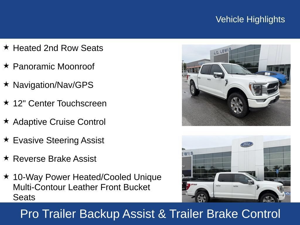 Used 2022 Ford F150 Platinum w/ Equipment Group 701A High AWD/4WD image 11