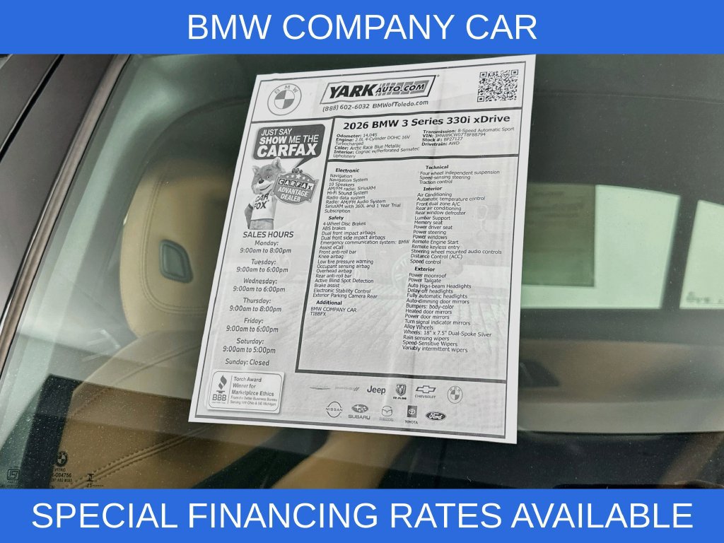 Used 2026 BMW 330i xDrive Sedan AWD/4WD image 10