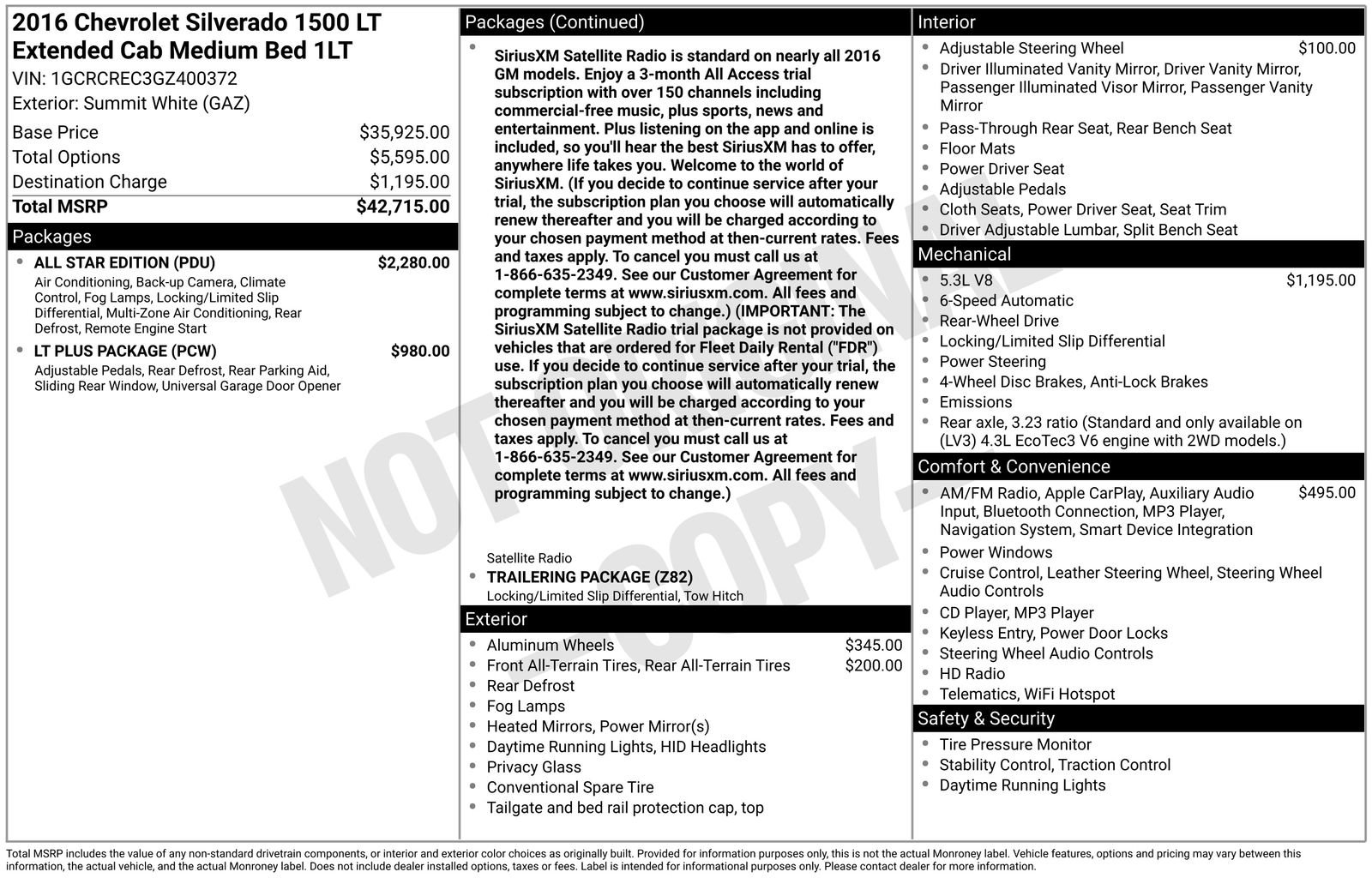 Used 2016 Chevrolet Silverado 1500 LT w/ All Star Edition image 16