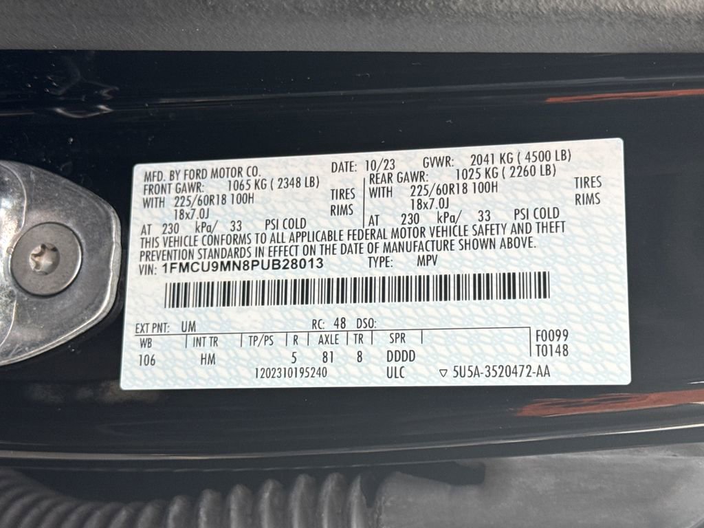 Used 2023 Ford Escape ST-Line w/ Tech Pack #1 image 31