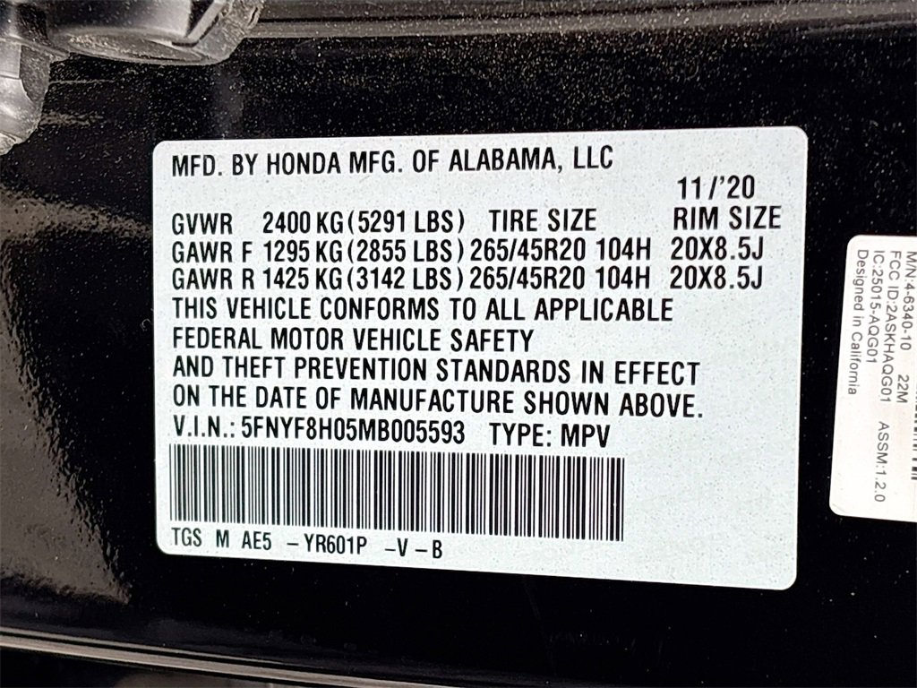 Used 2021 Honda Passport Elite image 34