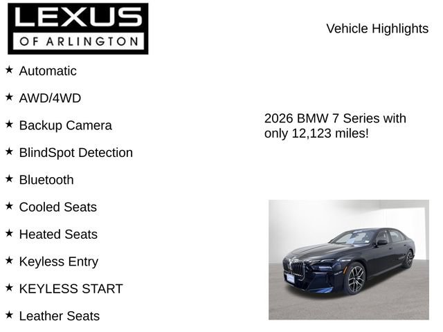 Used 2026 BMW 760i xDrive AWD/4WD image 7