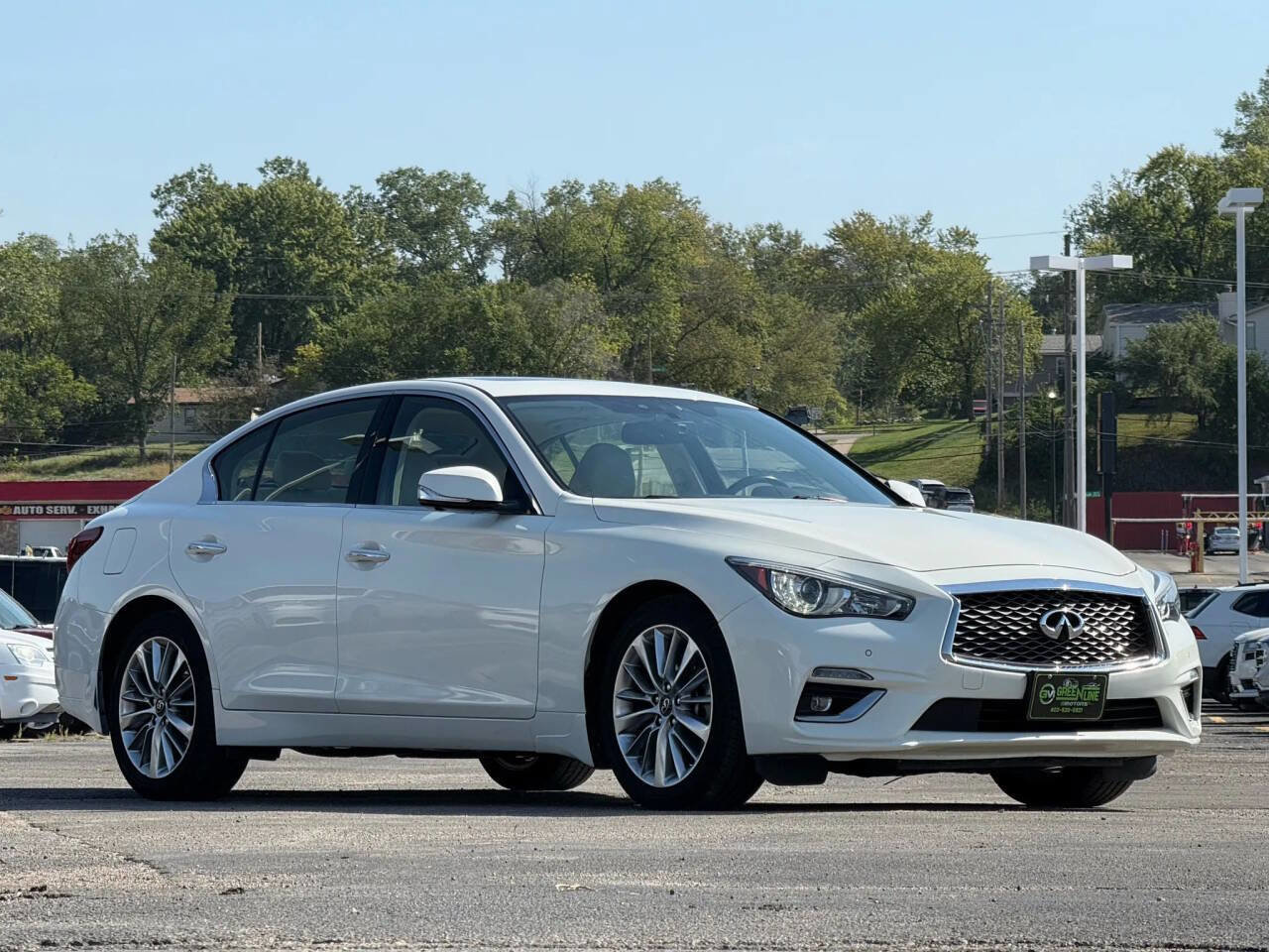 Used 2021 INFINITI Q50 Luxe w/ Cargo Package image 1