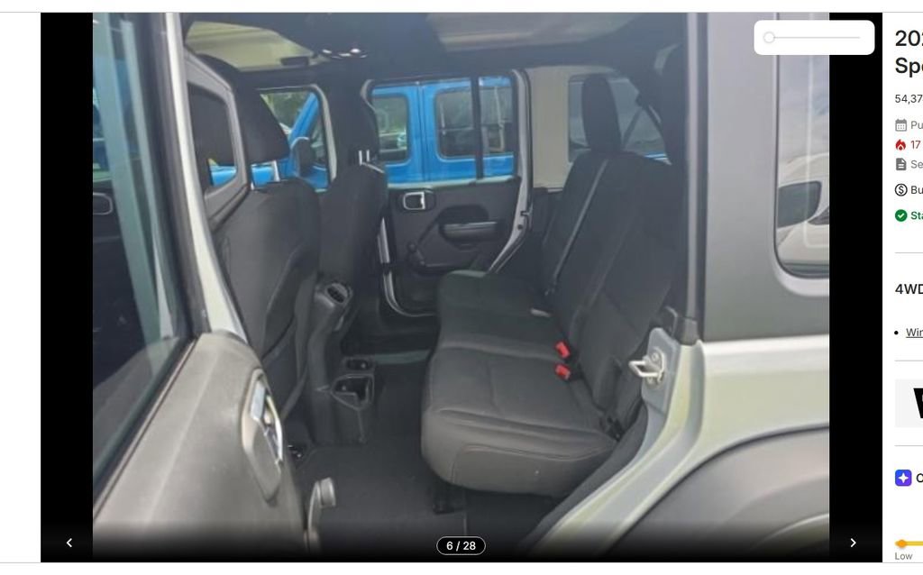 Used 2022 Jeep Wrangler Unlimited Sport AWD/4WD image 3