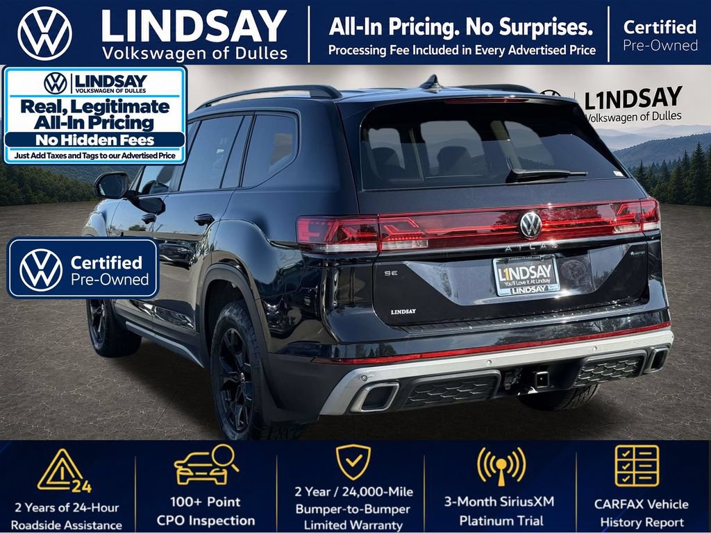Used 2024 Volkswagen Atlas Peak Edition SE AWD/4WD image 5
