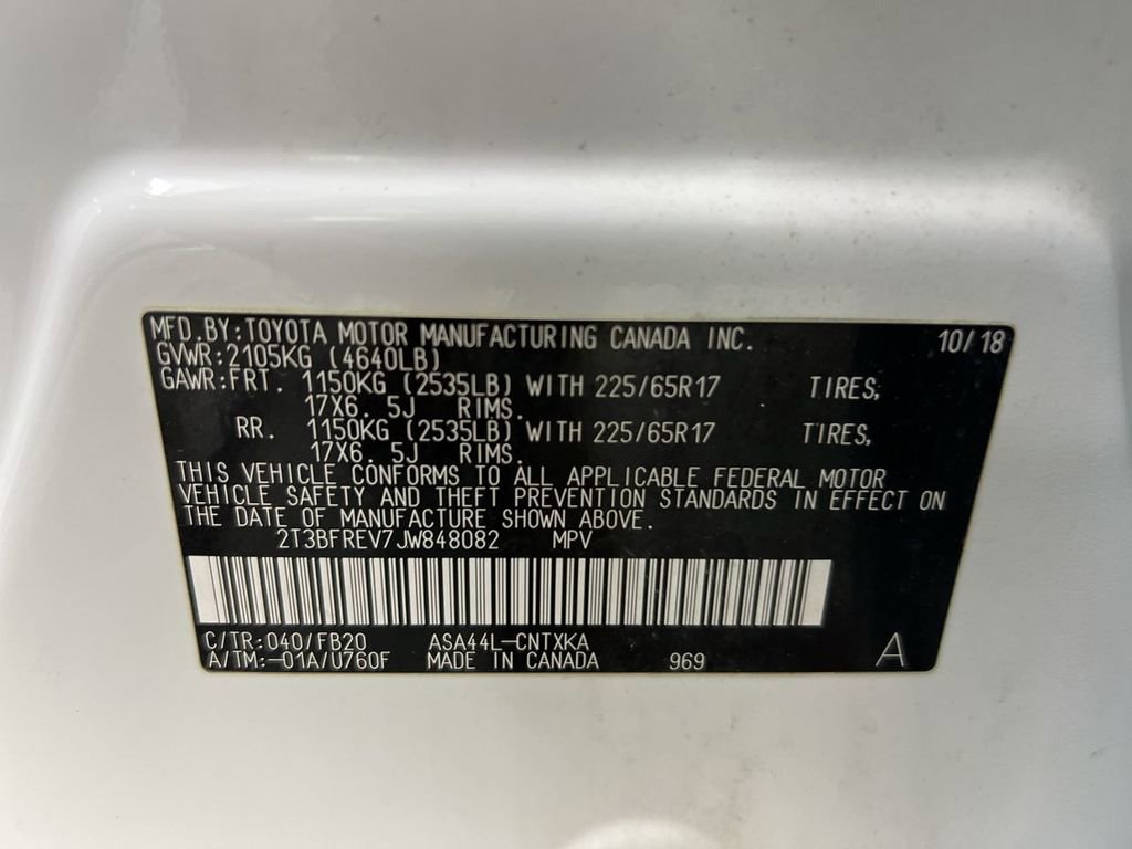 Used 2018 Toyota RAV4 LE w/ All Weather Liner Package image 27