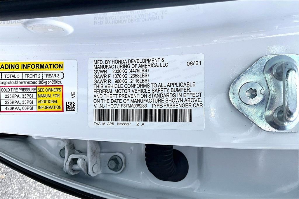 Used 2021 Honda Accord Sport image 16