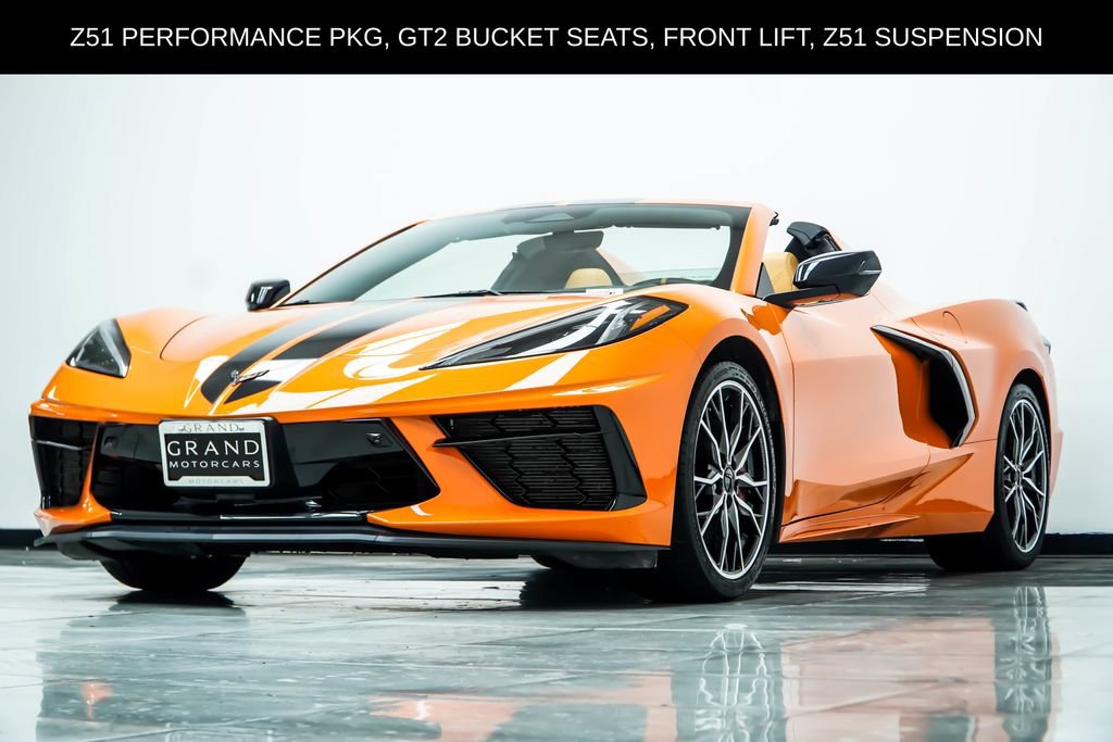 Used 2024 Chevrolet Corvette Stingray Preferred Conv w/ Z51 Performance Package RWD image 12