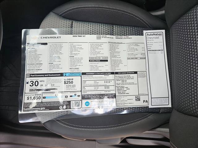 New 2026 Chevrolet Trax LT w/ Sunroof Package FWD image 17