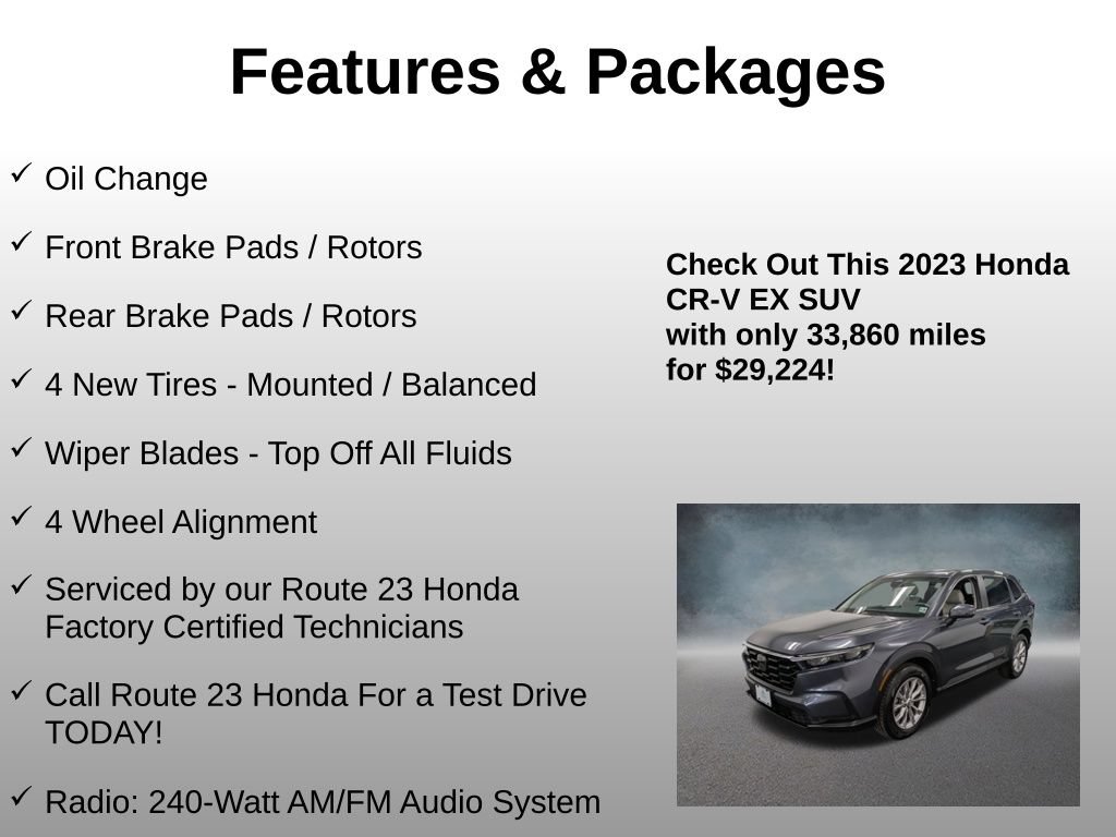 Certified 2023 Honda CR-V EX image 4