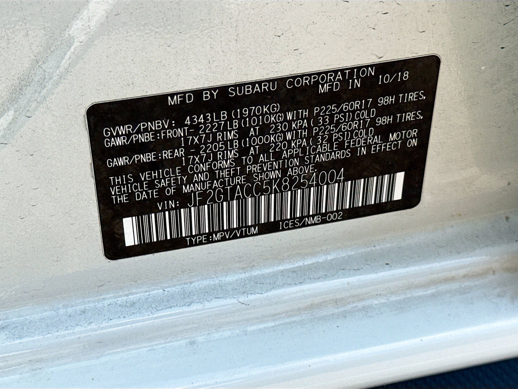 Used 2019 Subaru Crosstrek 2.0i Premium image 41