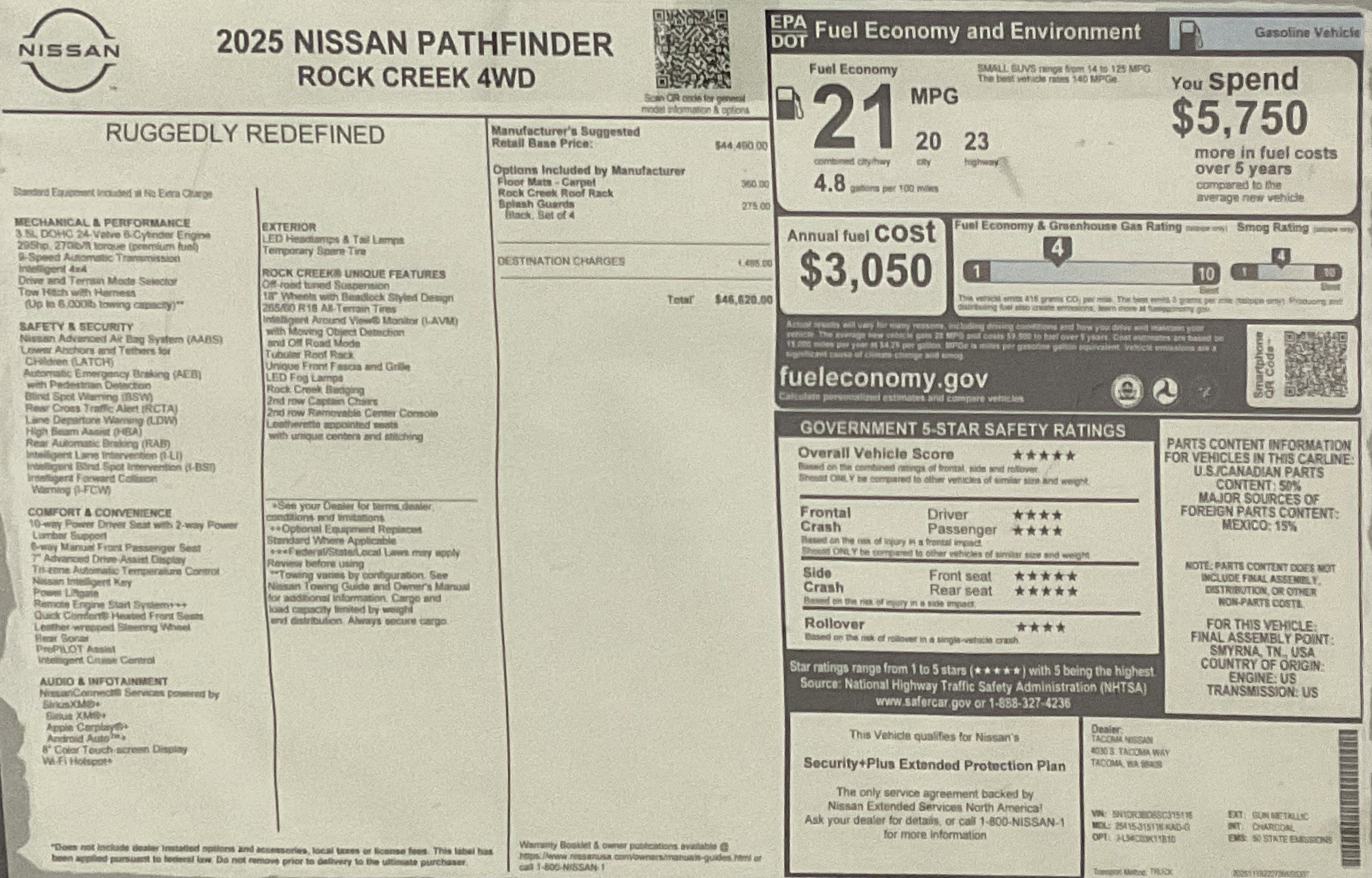 Used 2025 Nissan Pathfinder Rock Creek image 13