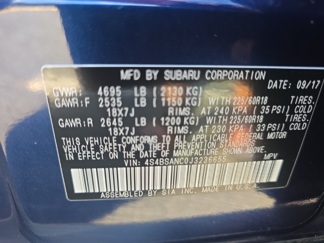Used 2018 Subaru Outback 2.5i Limited AWD/4WD image 25