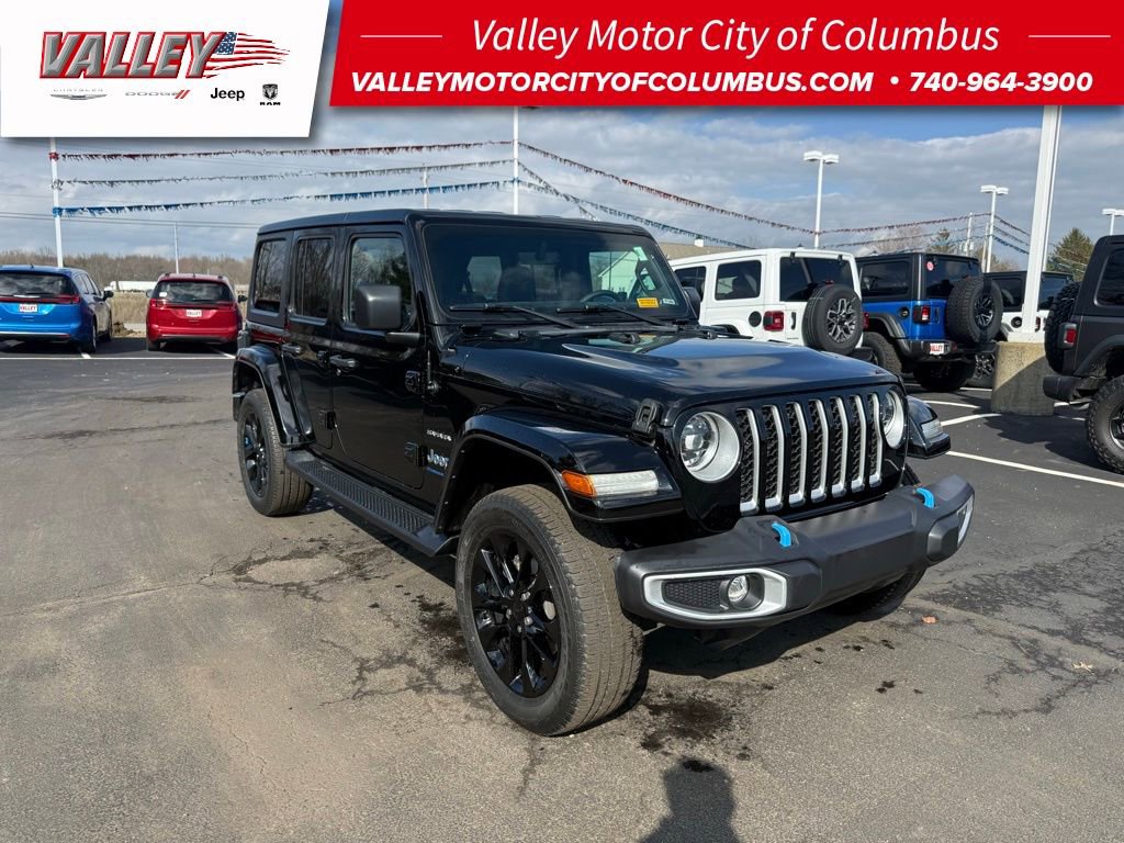 Used 2023 Jeep Wrangler Sahara 4xe image 1