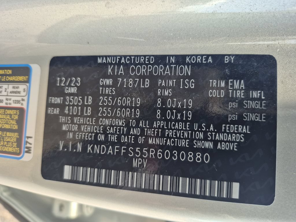Certified 2024 Kia EV9 Wind AWD/4WD image 25