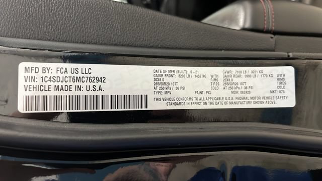 Used 2021 Dodge Durango R/T w/ Blacktop Package AWD/4WD image 38