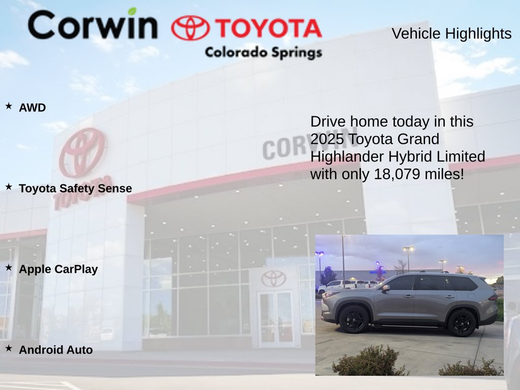 Used 2025 Toyota Grand Highlander AWD Hybrid image 7
