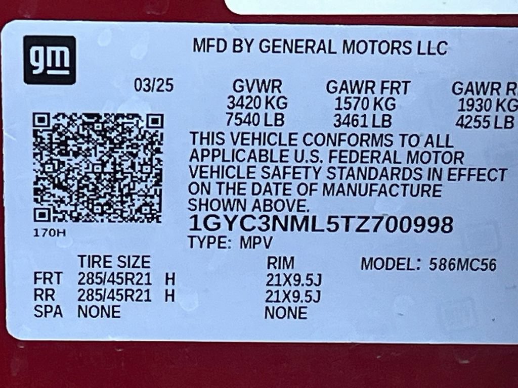 Used 2026 Cadillac Vistiq Sport w/ LPO, Floor Liner Package AWD/4WD image 35