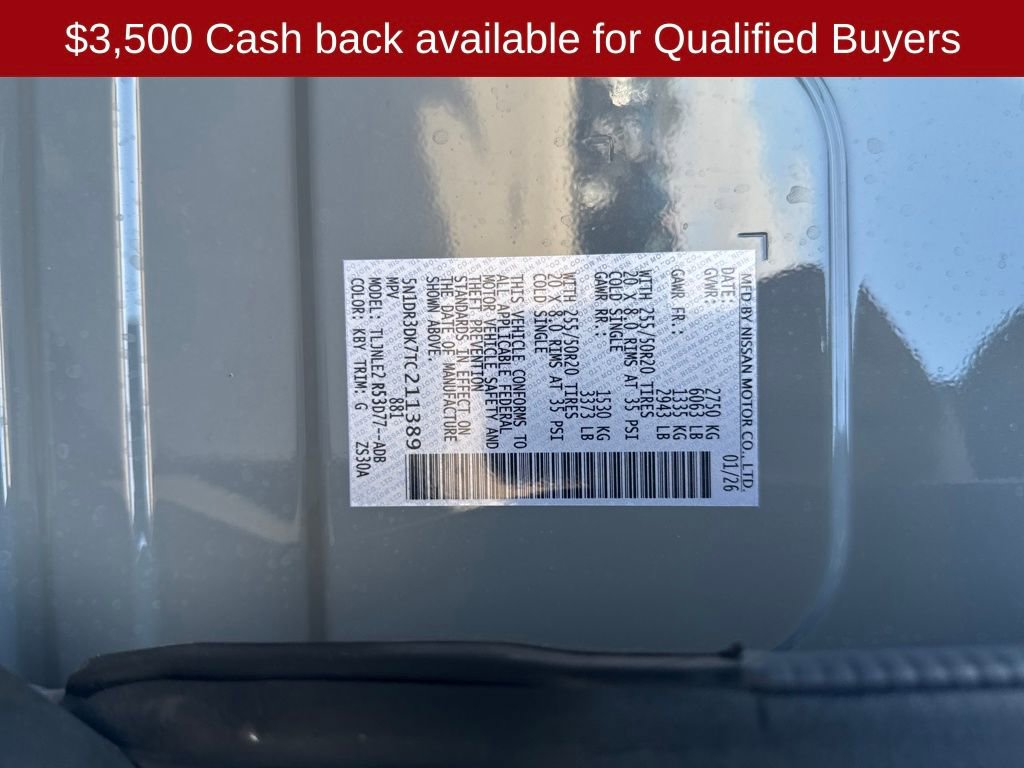 New 2026 Nissan Pathfinder Platinum image 31