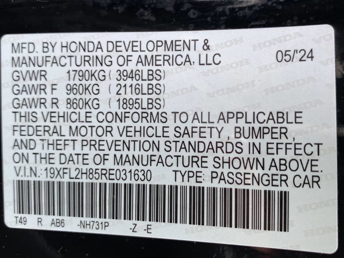 Certified 2024 Honda Civic Sport image 44