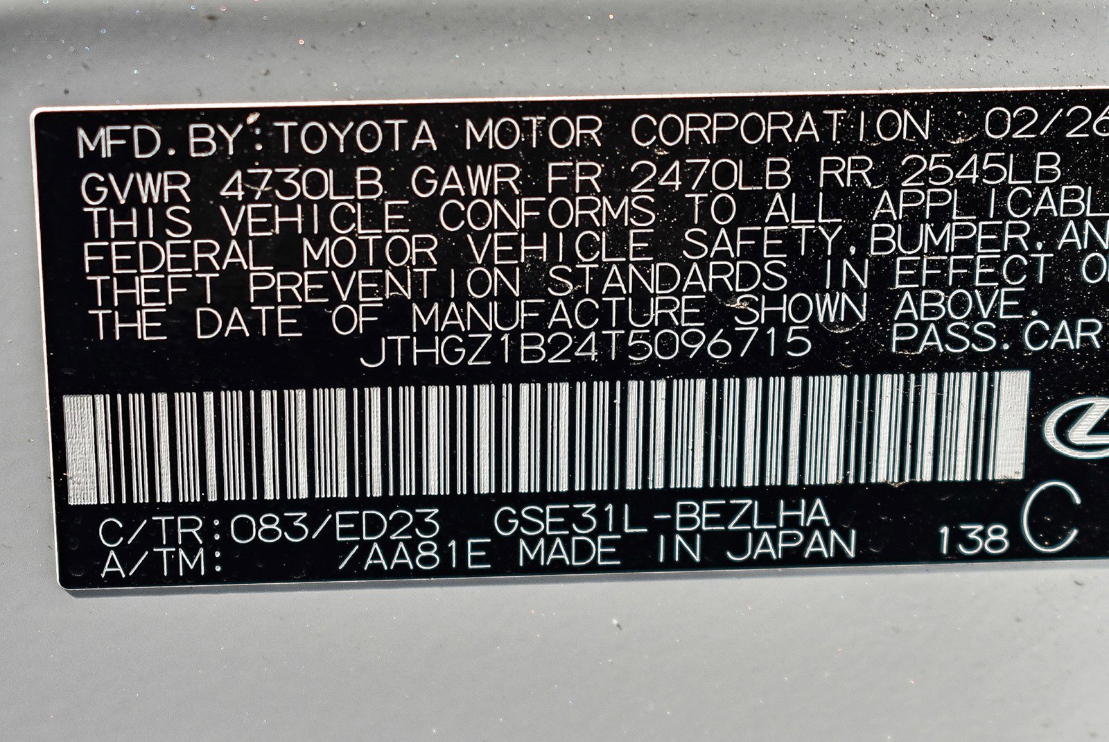 New 2026 Lexus IS 350 F Sport image 28