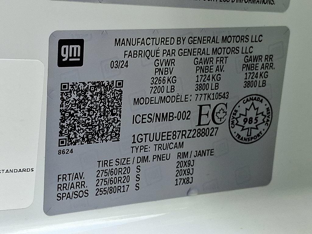 Used 2024 GMC Sierra 1500 AT4 w/ Technology Package AWD/4WD image 32