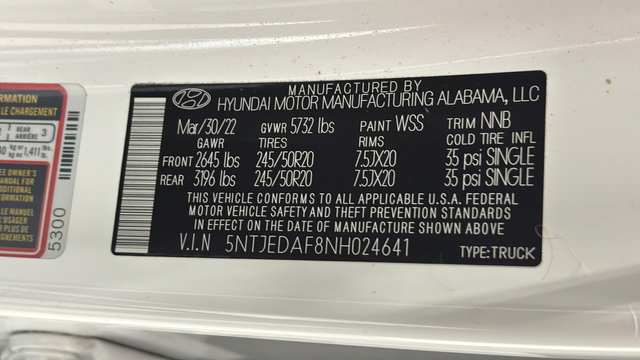 Used 2022 Hyundai Santa Cruz Limited AWD/4WD image 29