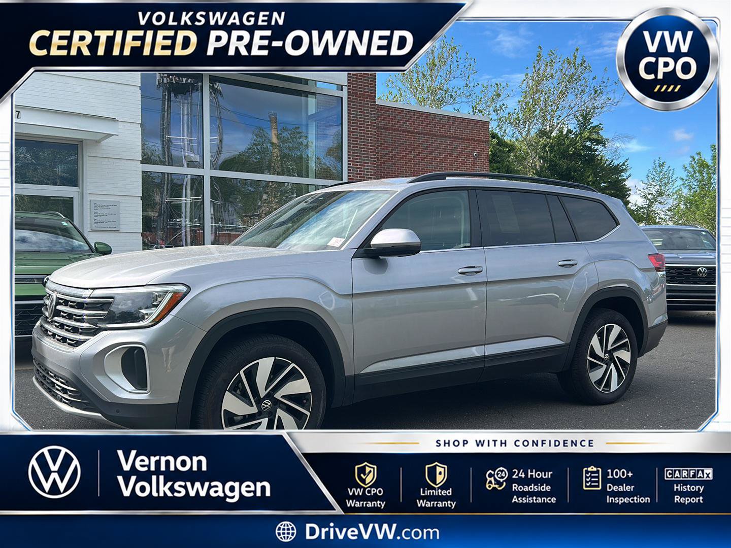 Certified 2026 Volkswagen Atlas SE AWD/4WD image 1