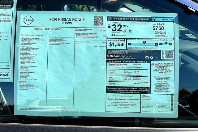 New 2026 Nissan Rogue S image 13