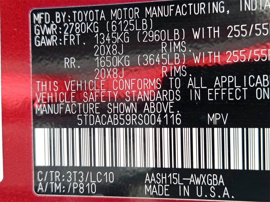 Used 2024 Toyota Grand Highlander Limited image 36