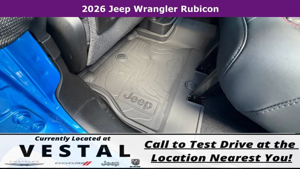 New 2026 Jeep Wrangler Unlimited Rubicon w/ Whitecap Package AWD/4WD image 29