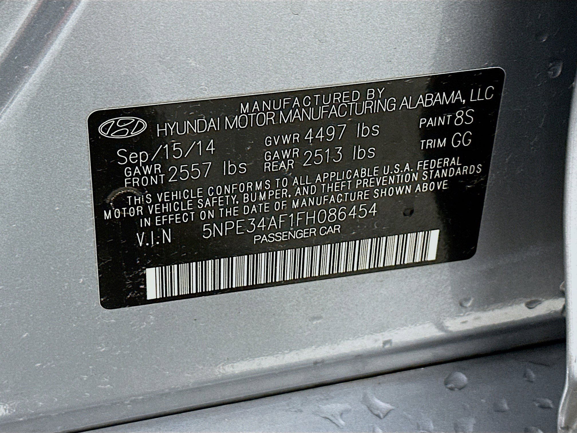Used 2015 Hyundai Sonata Sport w/ Option Group 03 FWD image 12