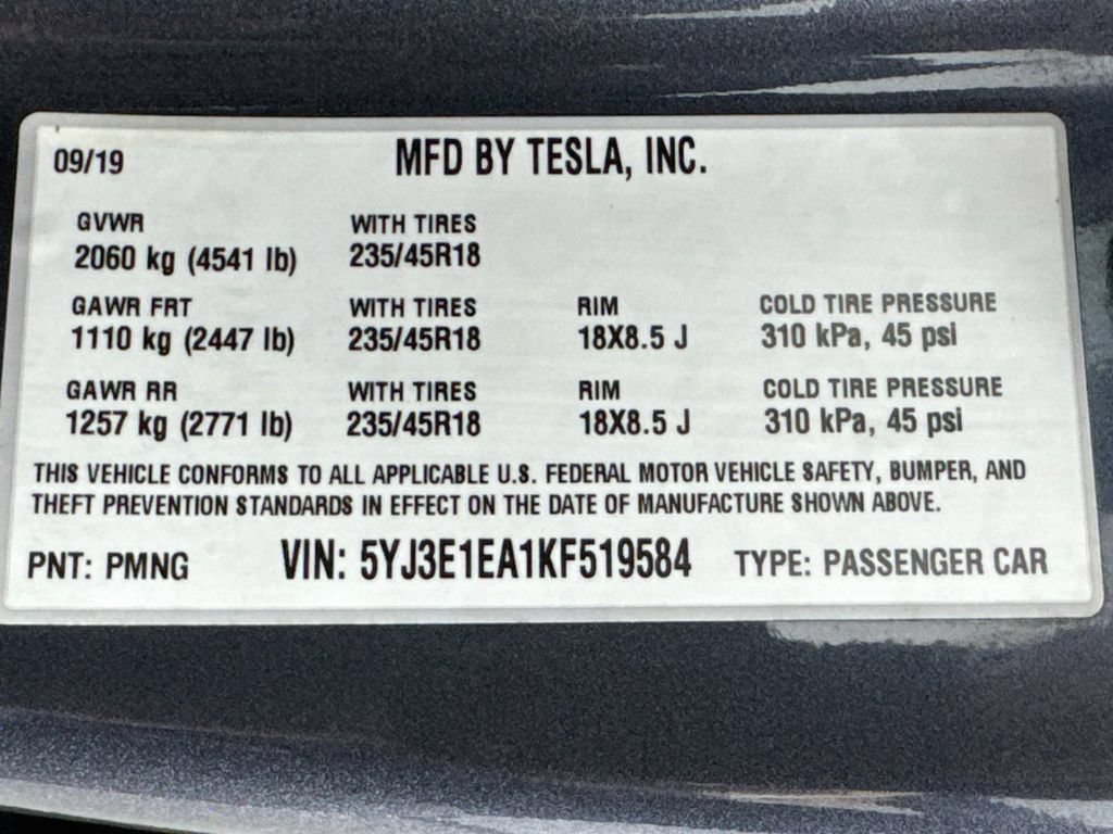 Used 2019 Tesla Model 3 Standard Range RWD image 26