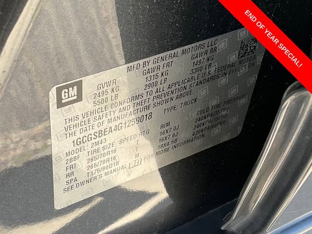 Used 2016 Chevrolet Colorado W/T w/ WT Convenience Package image 18