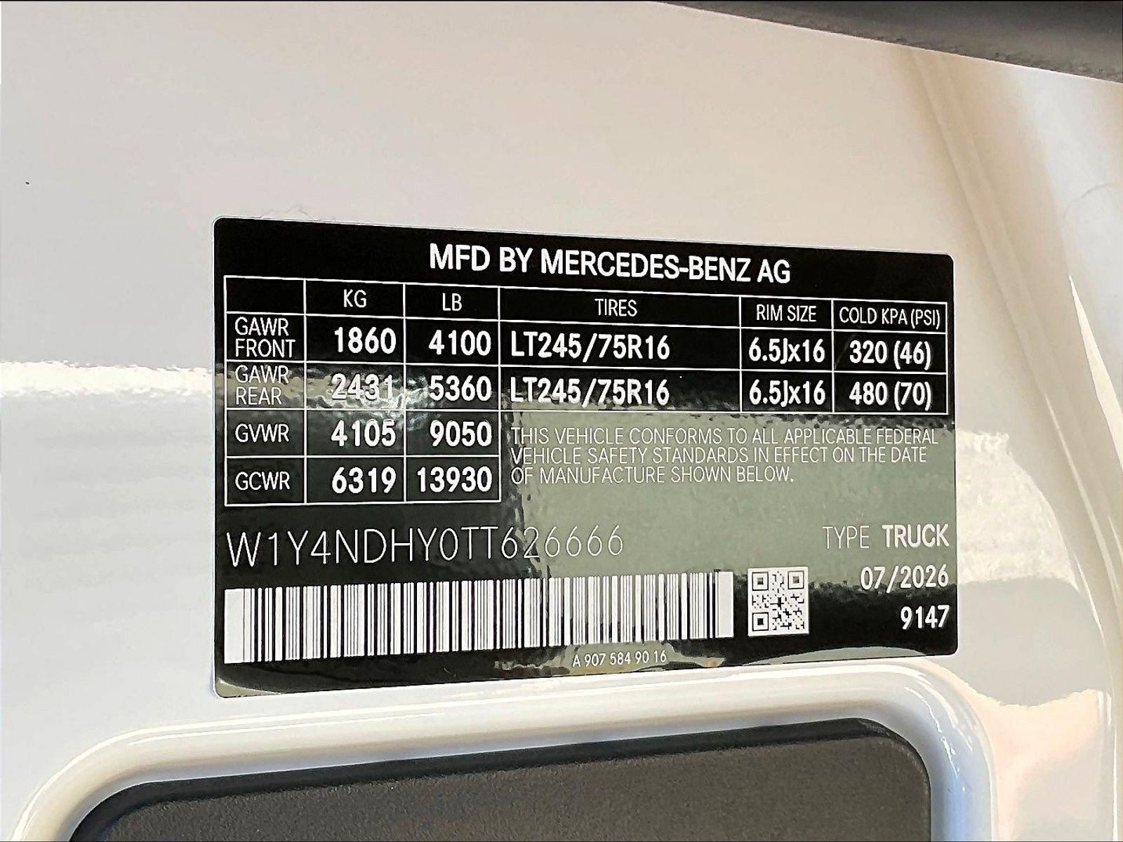 New 2026 Mercedes-Benz Sprinter 2500 image 18